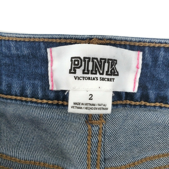 Pink Victoria Secret  Denim Shorts - Picture 3 of 3